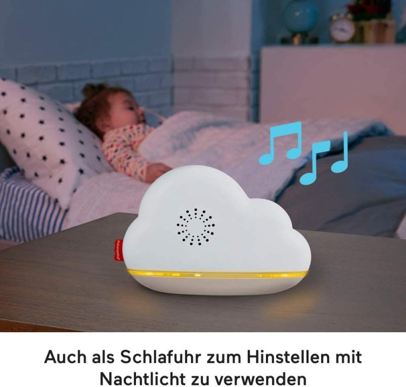 Fisher-Price GRP99 - Traumhaftes WolkenMobile und Spieluhr mit Geräuschsensor