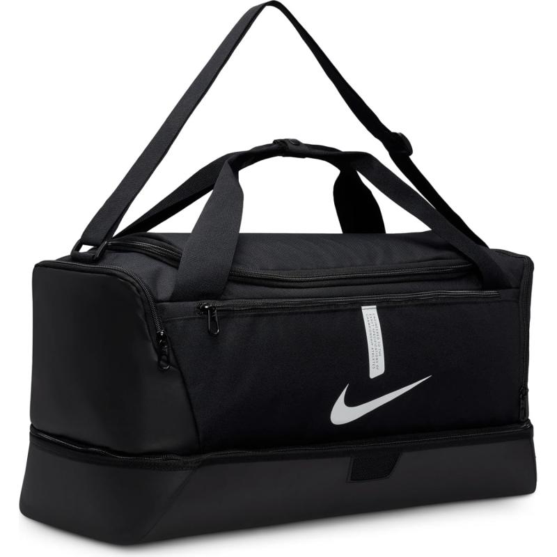 NIKE Academy Team Trainingstasche mit Bodenfach Gr. 53 x 30 x 27 cm (L x B x H) / 37L, Schwarz