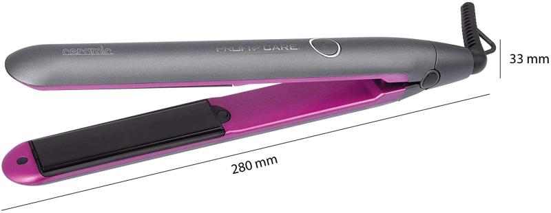 ProfiCare Glätteisen »PC-HC 3072« Schwarz-Pink