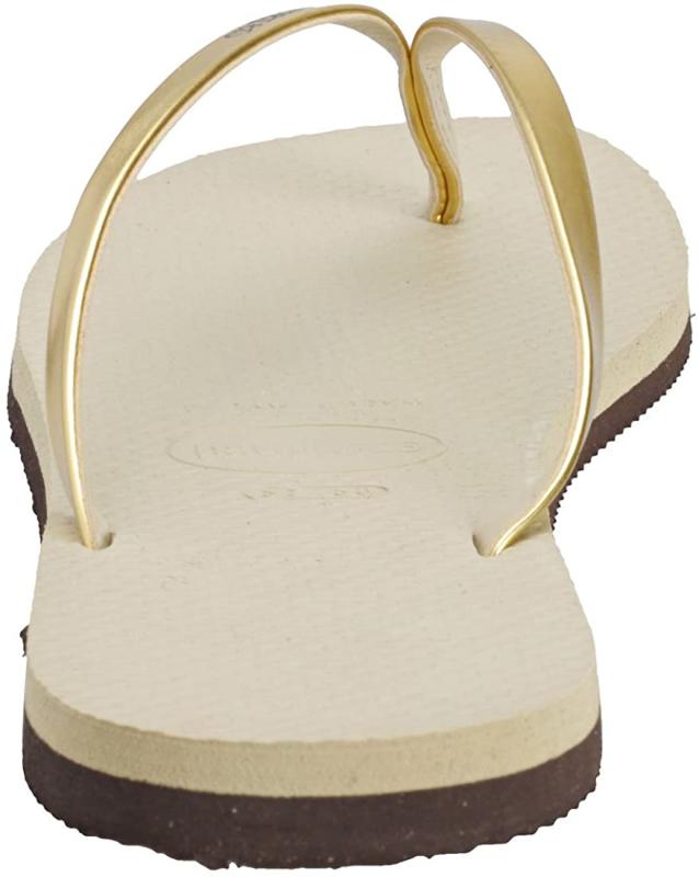 Havaianas Damen You Metallic Zehentrenner, Beige (Sand Grey/Light Golden), 35/36 EU
