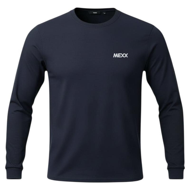 MEXX 194020 Herren Pyjama Schlafanzug Lang Rundhals Navy/Karriert DIVERSE Größen