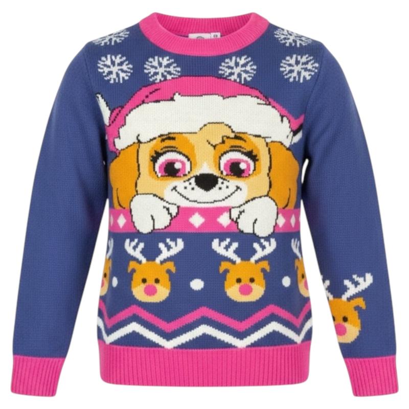 PAW PATROL Strickpullover für Mädchen Langarm SKYE Gr. 110/116