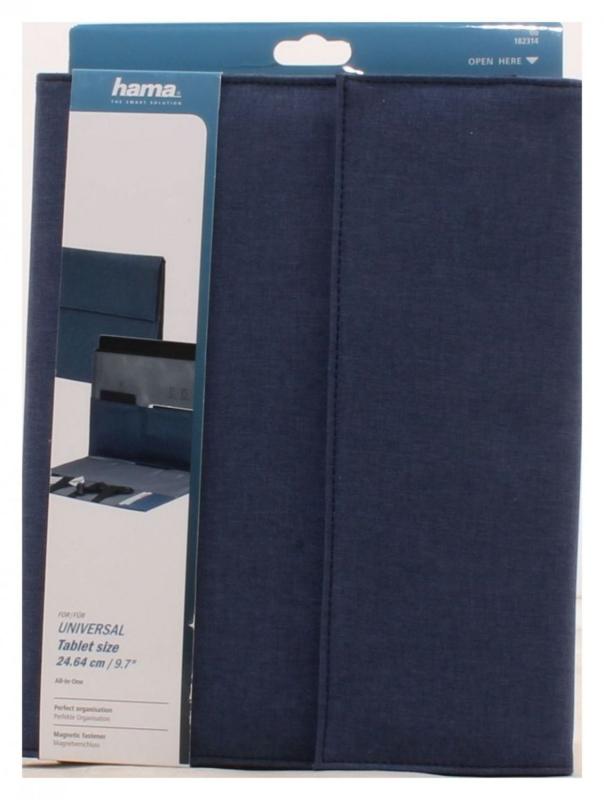 HAMA Essential Line Tablethlle Universal Sleeve, 9.7 Zoll, Blau 