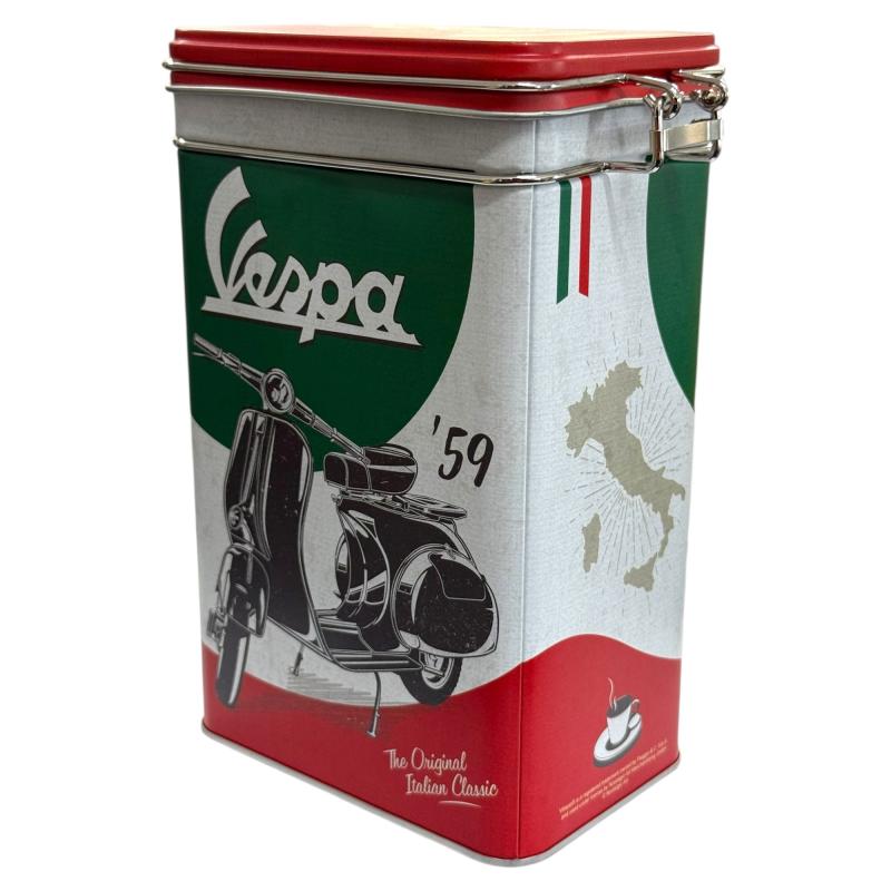 Nostalgic-Art Aufbewahrungsdose VESPA - Kapazität 1,3 Liter - Maße: 7,5 x 11 x 17,5 cm (L x B x H)