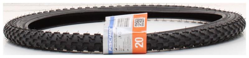 Fischer Fahrradreifen MTB, schwarz, 20 x 1,75, 60034  