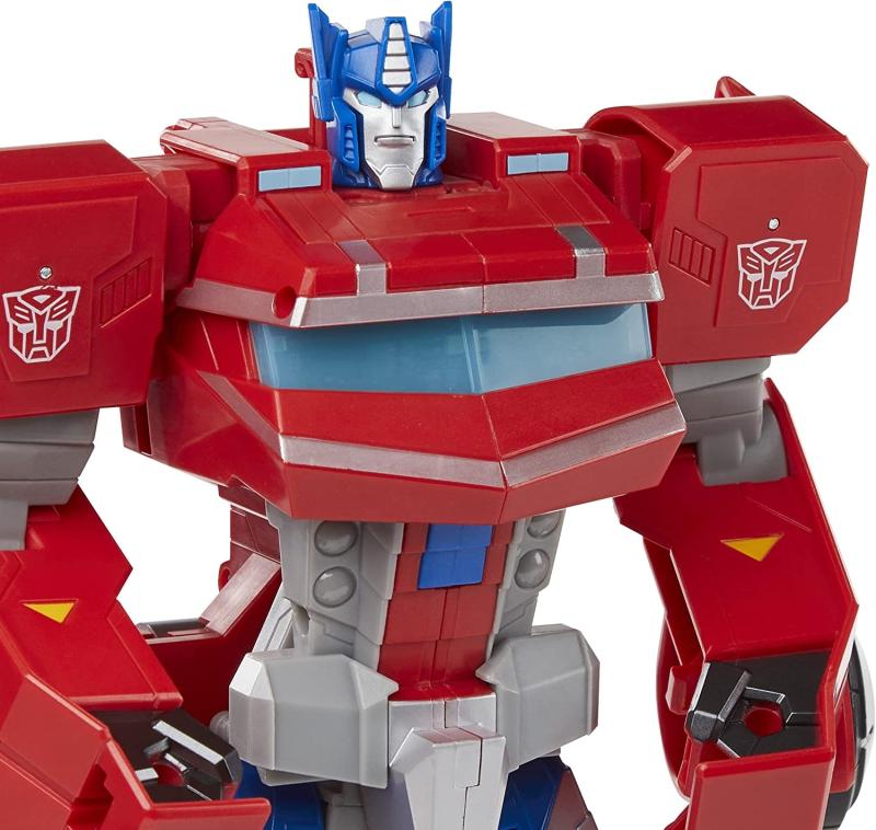Transformers Spielzeug Bumblebee Cyberverse Adventures Roll N’ Change OPTIMUS PRIME Figur, 25 cm
