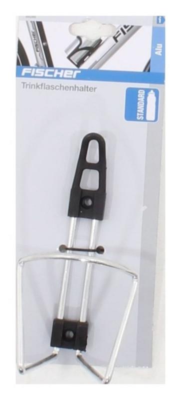 FISCHER Fahrrad Trinkflaschenhalter, Aluminium  