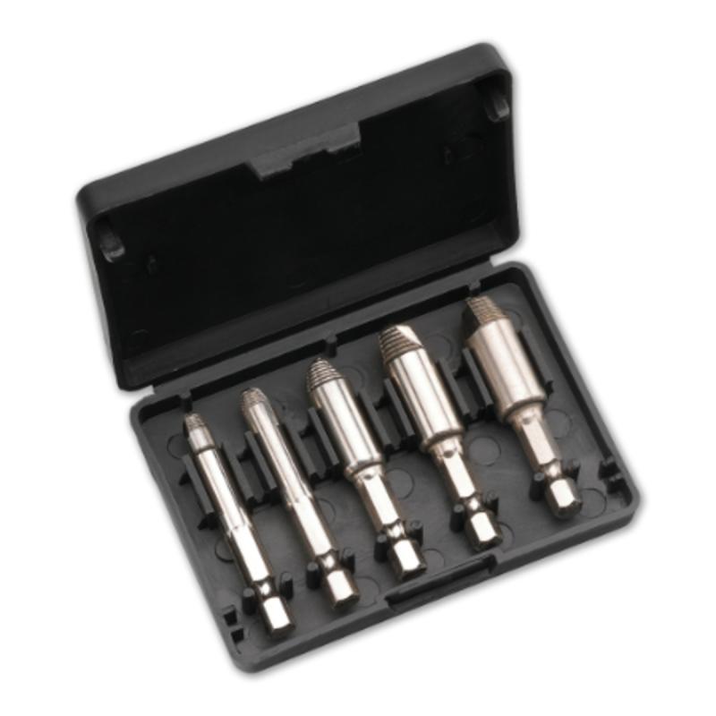 Hammerschmitt Schraubenentferner-Set 5 Teilig inkl. Aufbewahrungsbox