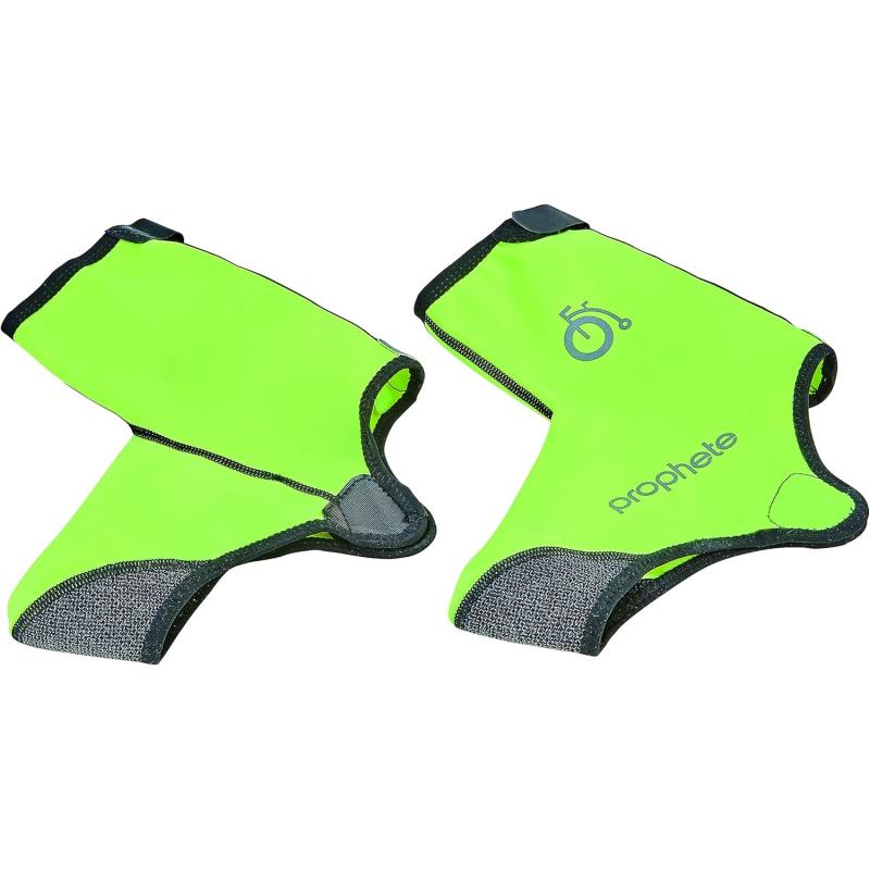 Prophete Fahrradbekleidung, Fahrradüberschuhe, Spritzschutz für die Schuhe, Reflektionselemente, wasserabweisend, winddicht, Größe 36 - 39 