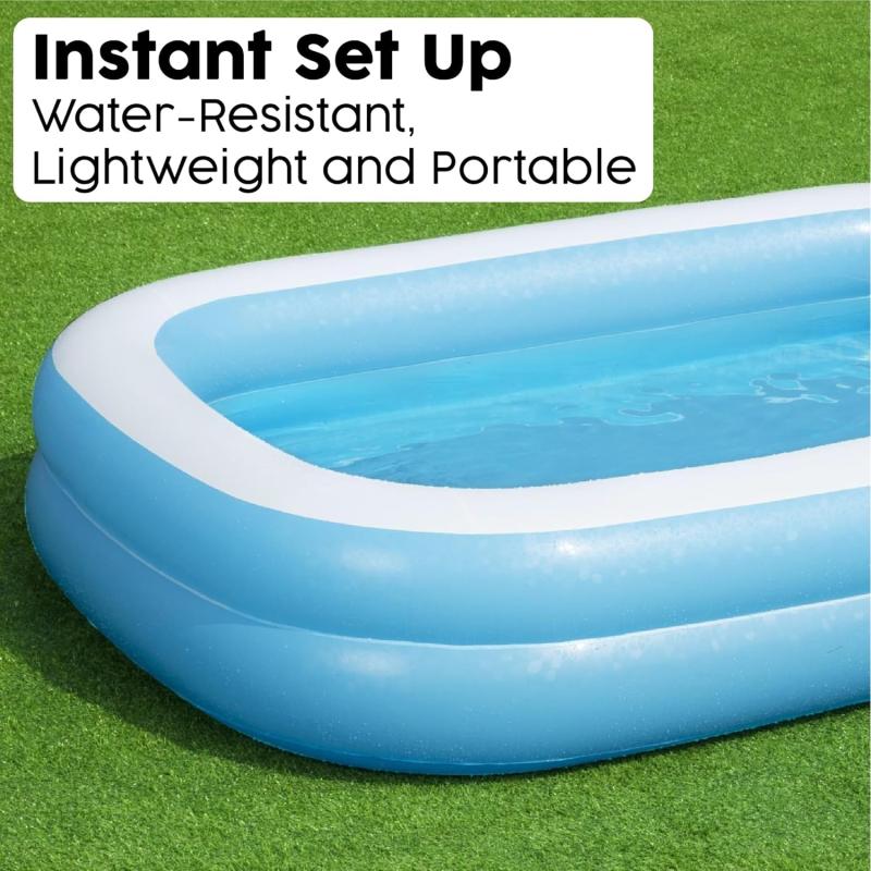 Bestway 54006 - Family Pool Planschbecken 262x175x50cm Türkis