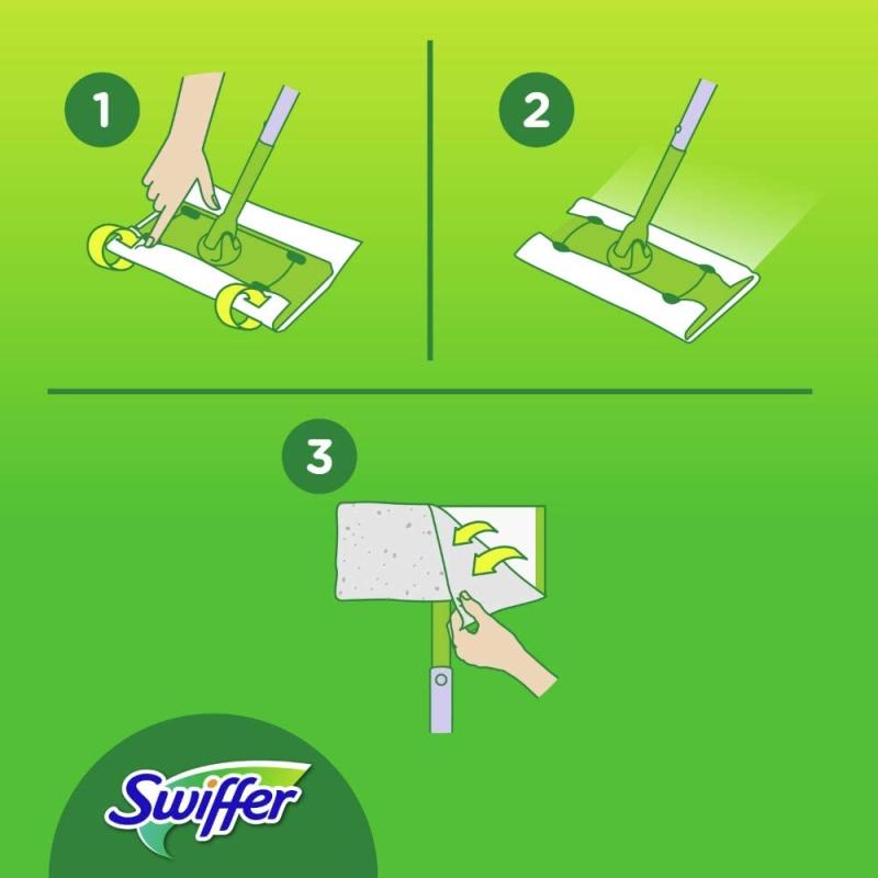 Swiffer DRY Bodenwischer Boden Staubtücher Nachfüllpack 36 Tücher