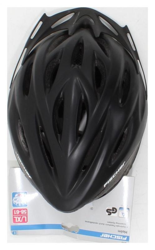 FISCHER Fahrradhelm Shadow Schwarz L/XL 58-61cm  Sturzhelm Schutzhelm Radhelm Bike Helm