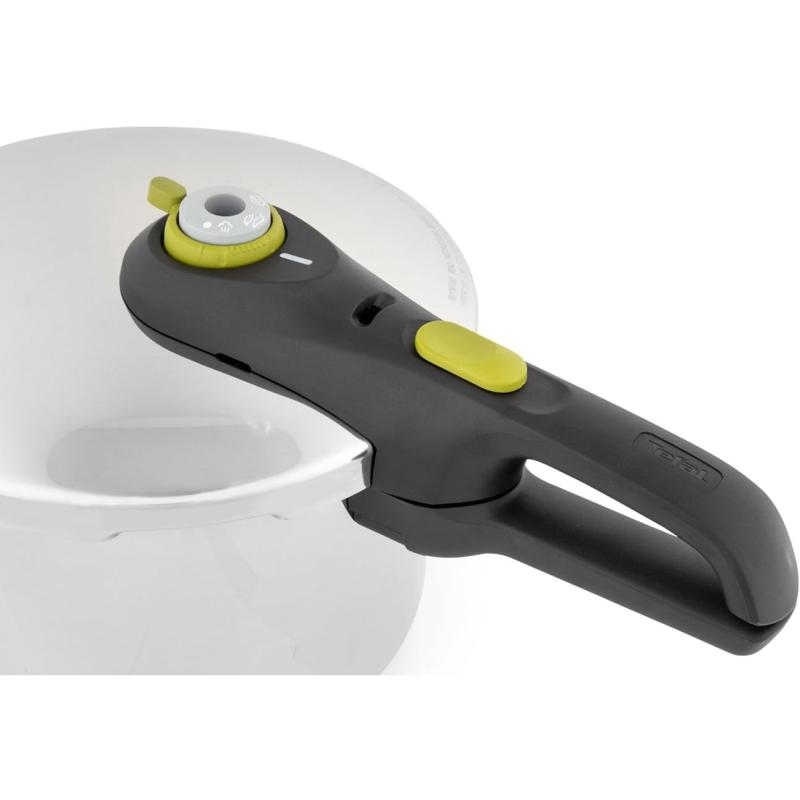 Tefal Secure 5 Schnellkochtopf P25307 | inklusive Dampfkorb mit Dreifuß | 6 L Fassungsvermögen | Hochwertiger Edelstahl | 5-Fach Sicherheitssystem | Geeignet für alle Herdarten