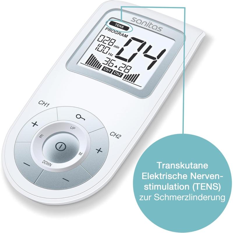 Sanitas SEM 43 Digitales EMS/TENS Elektrostimulationsgerät