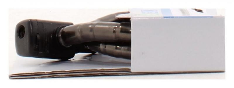 Fischer Gliederschloss, Lnge 70cm, Durchmesser 18mm, Schwarz, 70 cm 