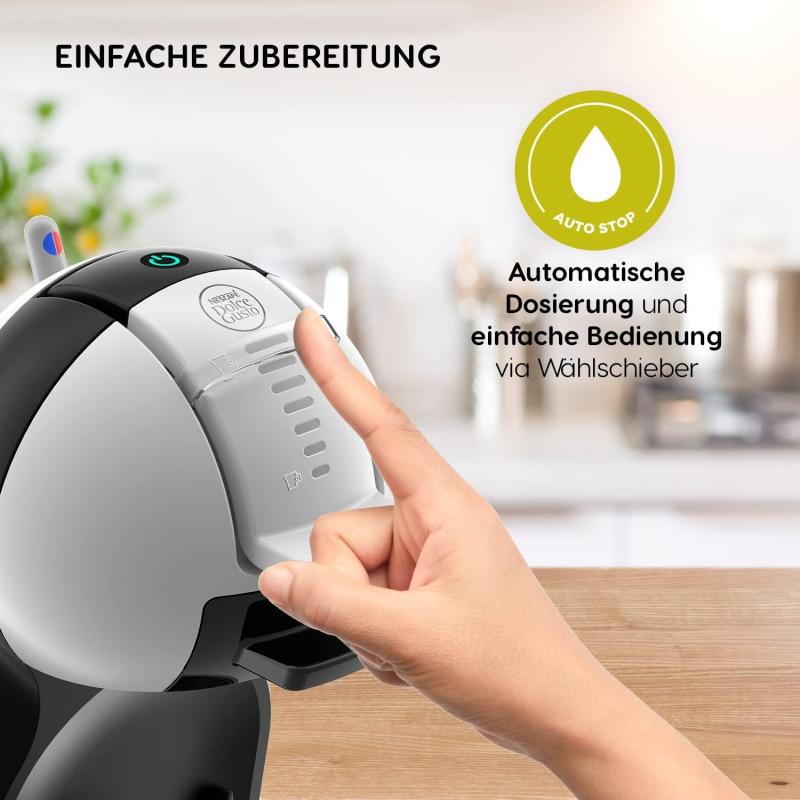 Krups KP123B Dolce Gusto Maschine Mini Me, 1500 Watt, GRAU GEBRAUCHT