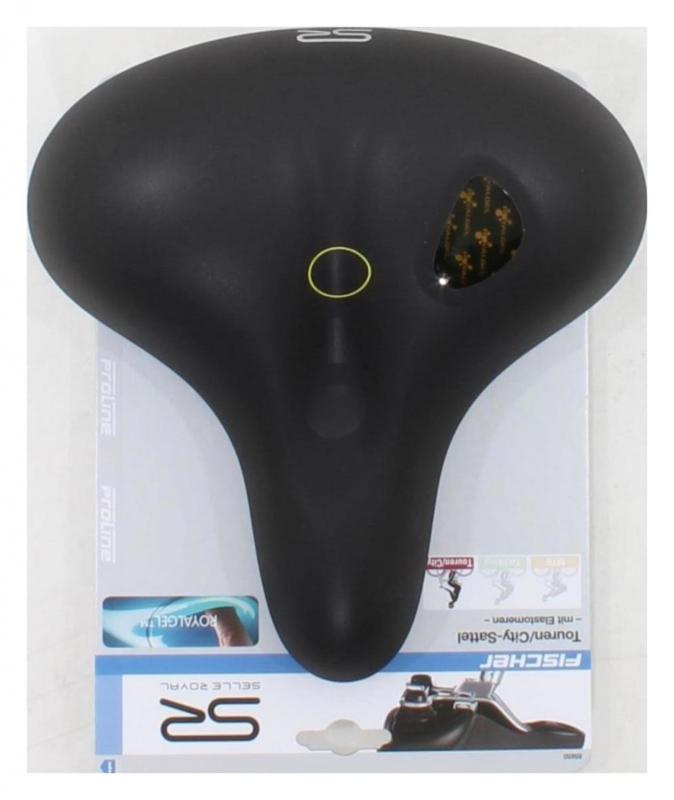 Selle Royal Erwachsene Elastomer Gel Tourensattel, Schwarz, One Size 