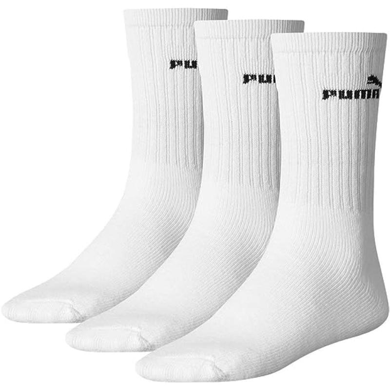 Puma - Unisex Sport Socken 3er Pack WEISS 39-42