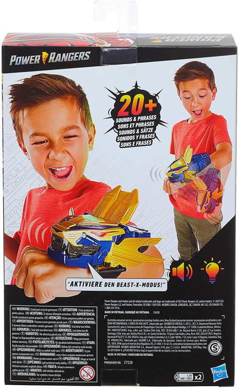 Power Rangers Elektronische Power Rangers Beast Morphers Beast-X King Morpher Figur - Lichtern und Sounds