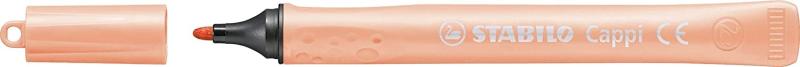 Filzstift mit Kappenring - STABILO Cappi - 12er Pack - mit 12 verschiedenen Farben