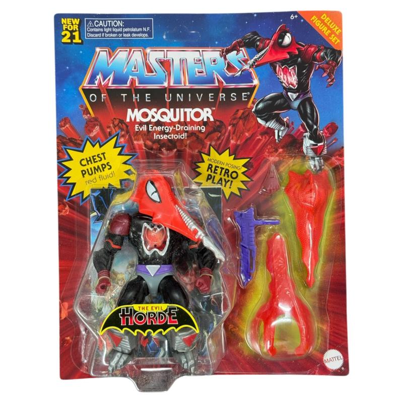 Masters of the Universe GYY33 - Origins Deluxe MOSQUITOR Actionfigur, 14 cm groß