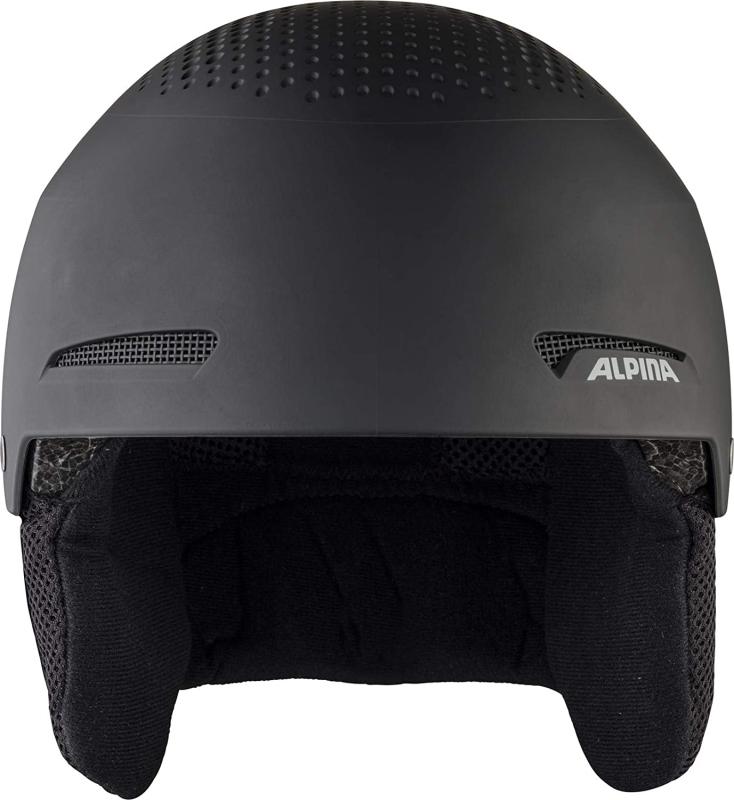 ALPINA Unisex - Kinder, ZUPO Skihelm, black matt, 51-55 cm