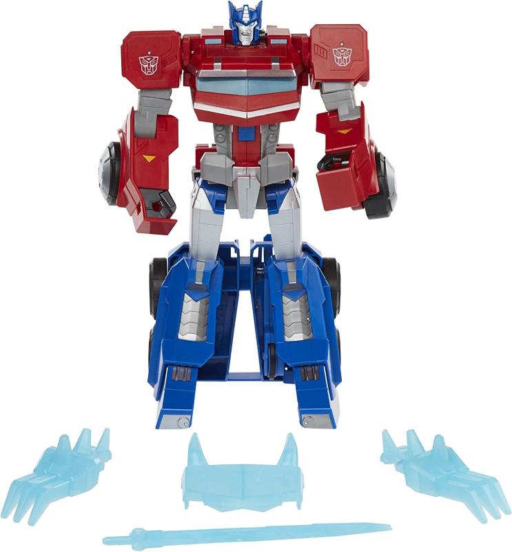 Transformers Spielzeug Bumblebee Cyberverse Adventures Roll N’ Change OPTIMUS PRIME Figur, 25 cm