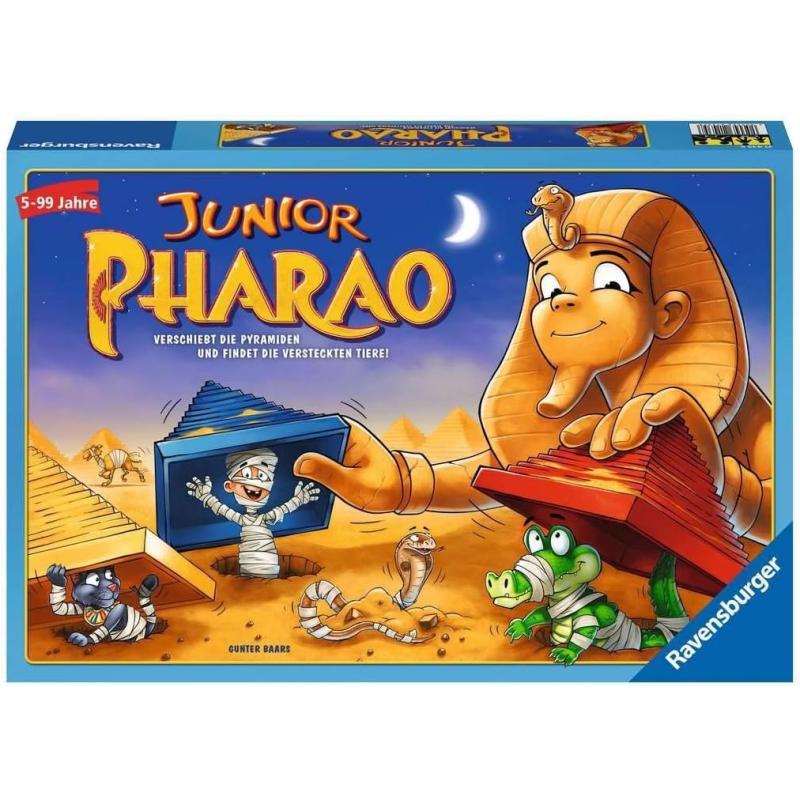 Ravensburger 21435 - Junior Pharao - Gesellschaftsspiel für die ganze Familie, Junior Version