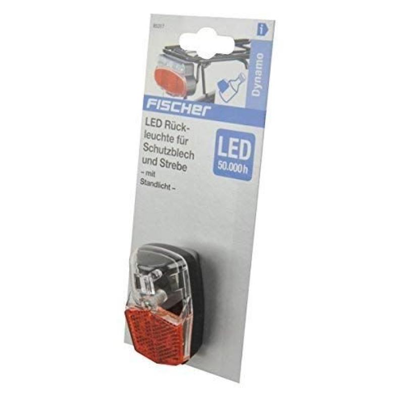 Fischer Dynamo LED-Rckleuchte mit Standlichtfunktion 
