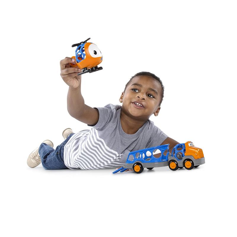 Oball, Go Grippers,  Truck, Anhänger und Helicopter Set