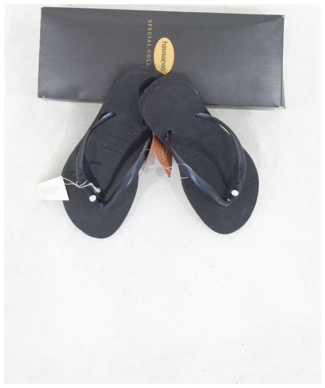 Havaianas Damen Badeschuhe Zehentrenner Crystal Glamour Flip Flops EU 37/38