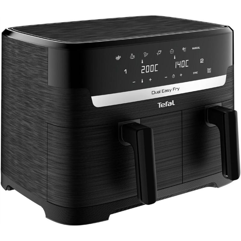 Tefal® EY901N10 Dual Easy Fry Doppel-Heißluftfritteuse 8,3 L Gesamtfüllmenge 