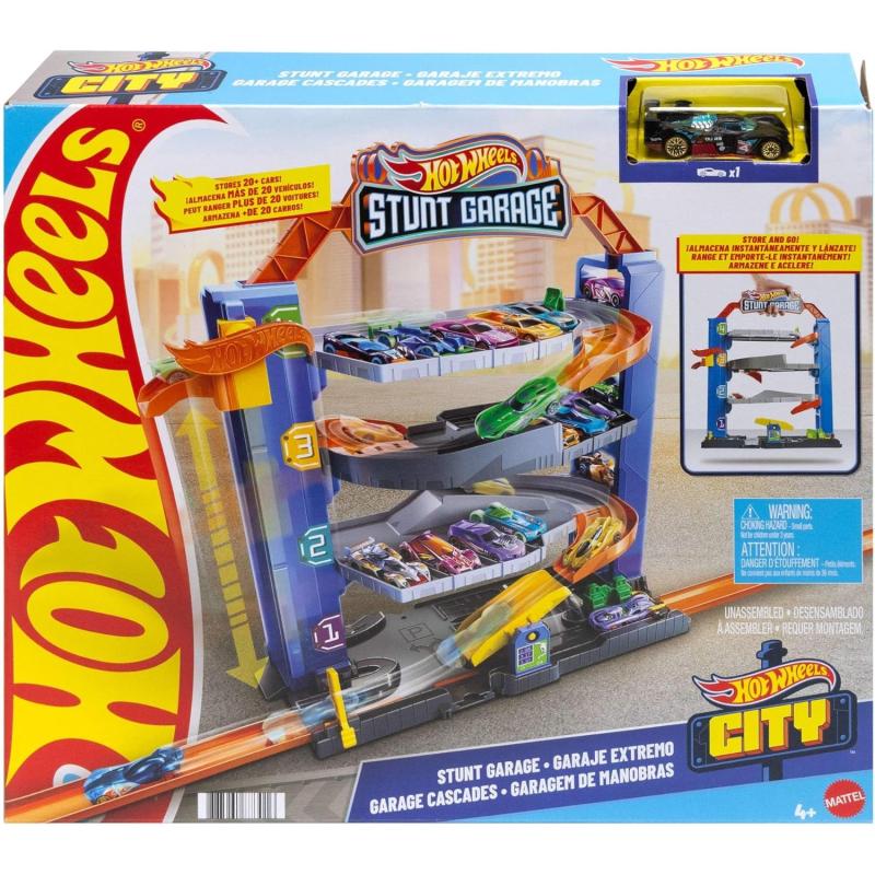 Hot Wheels GNL70 - City Stunt Garage-Spielset