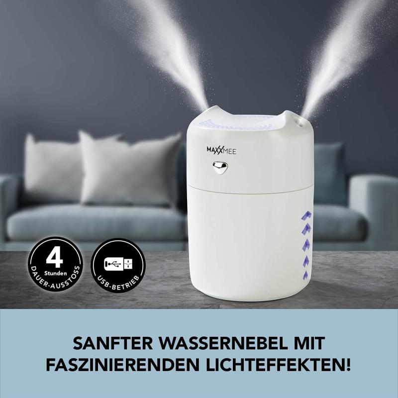 MAXXMEE Diffuser | Mit LED-Farbwechsel und Nachtlicht-Funktion - USB Funktion