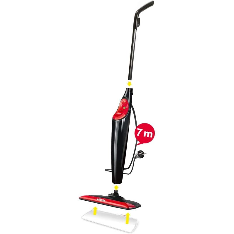 Vileda Steam XXL Dampfreiniger, Extra Wide 40 cm