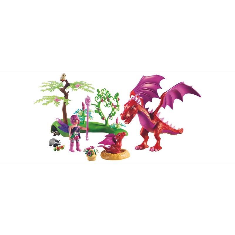PLAYMOBIL® Fairies 71586/9134 Drachenmama mit Baby
