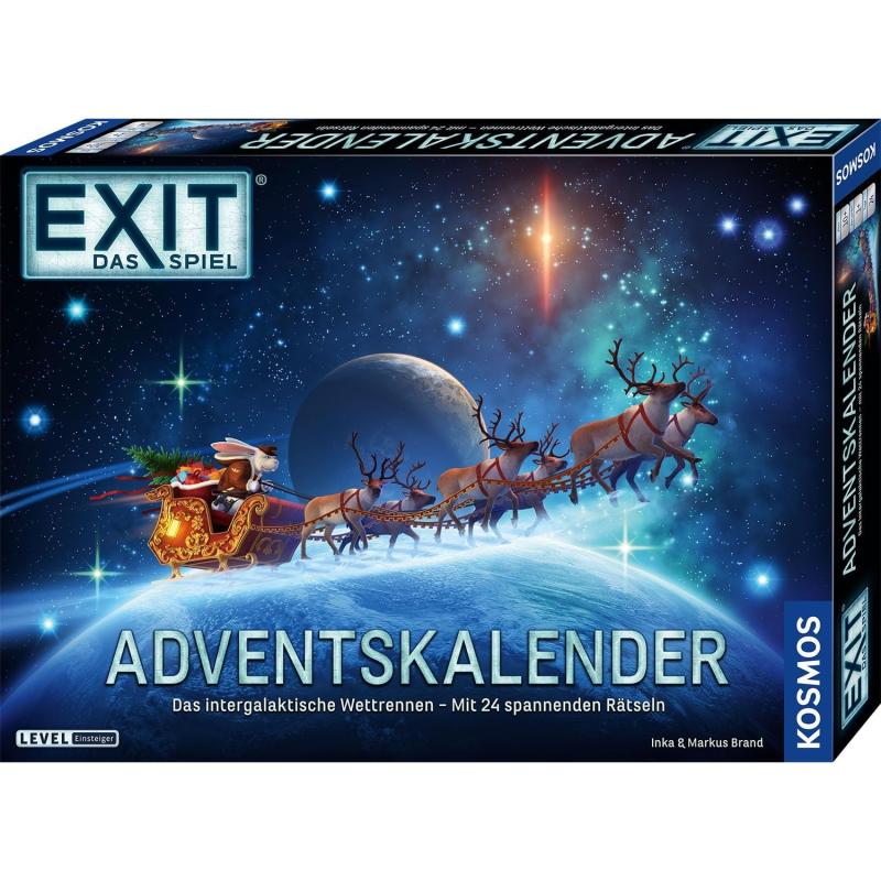 KOSMOS 684488 EXIT - Das Spiel - Adventskalender: Das intergalaktische Wettrennen - VERPACKUNGSSCHADEN
