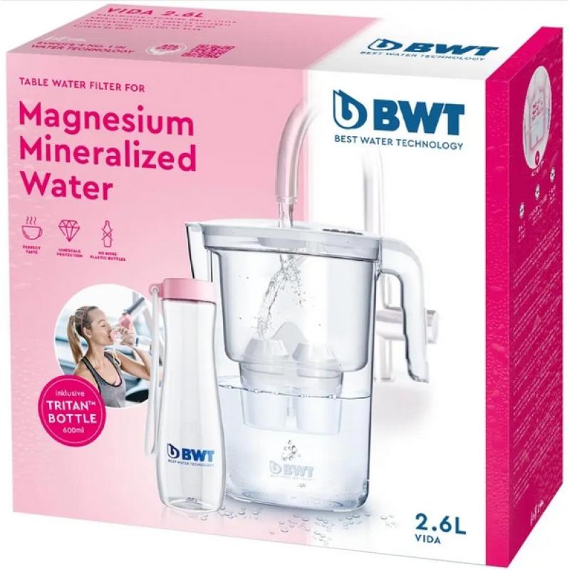 BWT 370476-A Wasserfilter Vida 2,6L + Trinkflasche