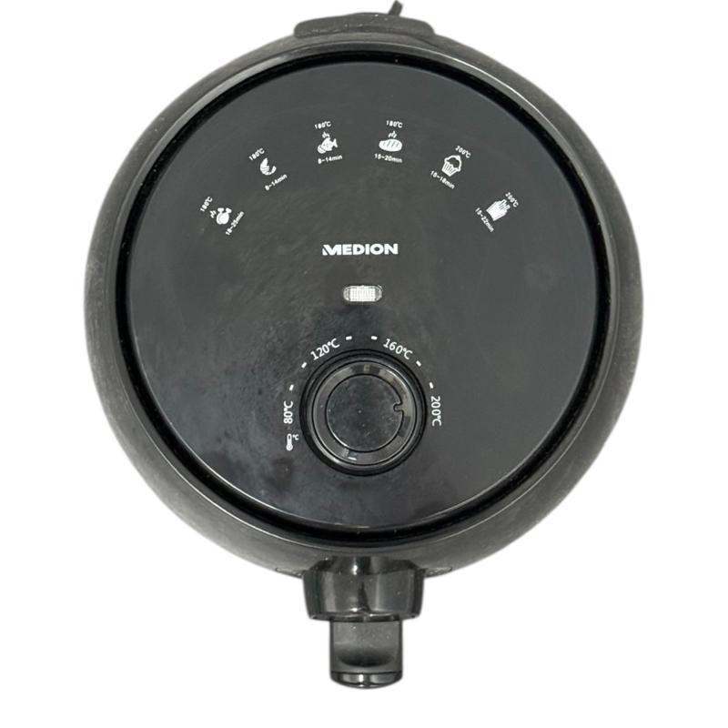 MEDION MD 12023 Heissluft Fritteuse 1000W Airfryer 1,8L - SCHWARZ