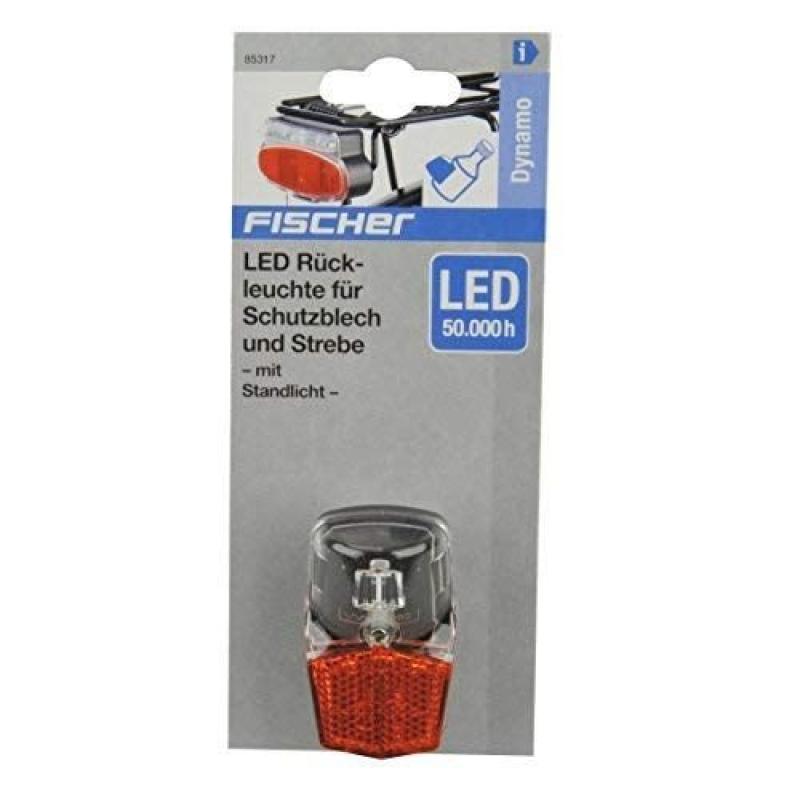 Fischer Dynamo LED-Rckleuchte mit Standlichtfunktion 