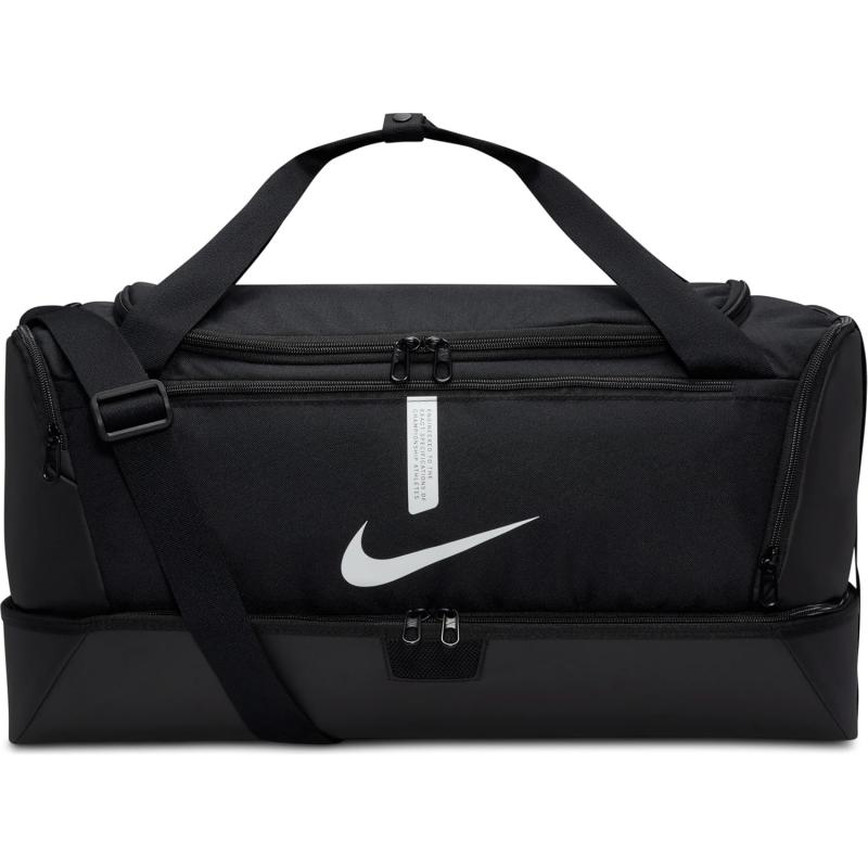 NIKE Academy Team Trainingstasche mit Bodenfach Gr. 53 x 30 x 27 cm (L x B x H) / 37L, Schwarz