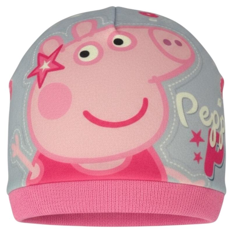 PEPPA PIG 13869 - Kinder Winter Set Gr. 51/54 cm Mütze und Handschuhe