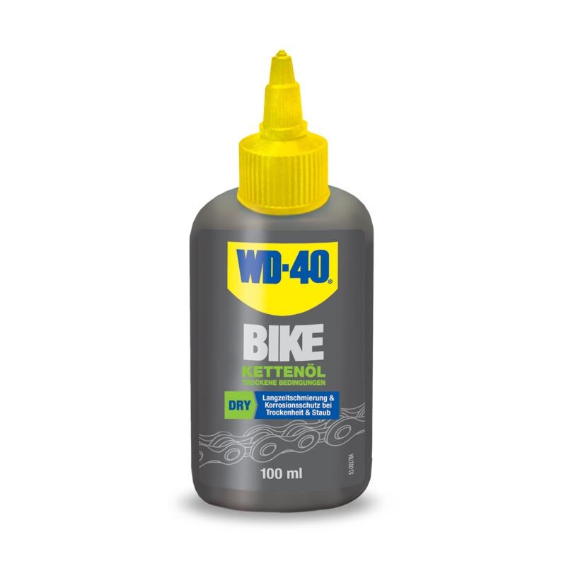 WD-40 Bike Kettenöl Trockene Bedingungen 100 ml, transparent, 49695