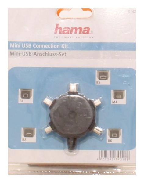 Hama Ladekabel Multi-Mini-USB-Adapter-Set  