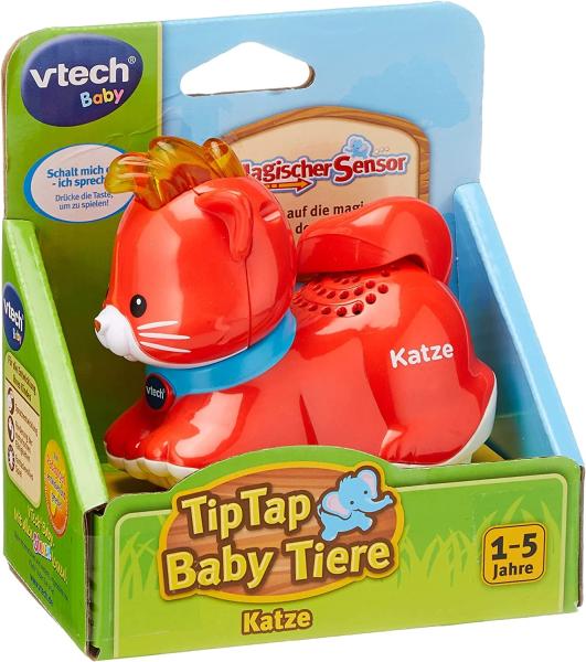 VTech - Tip Tap Tiere - Katze, rot