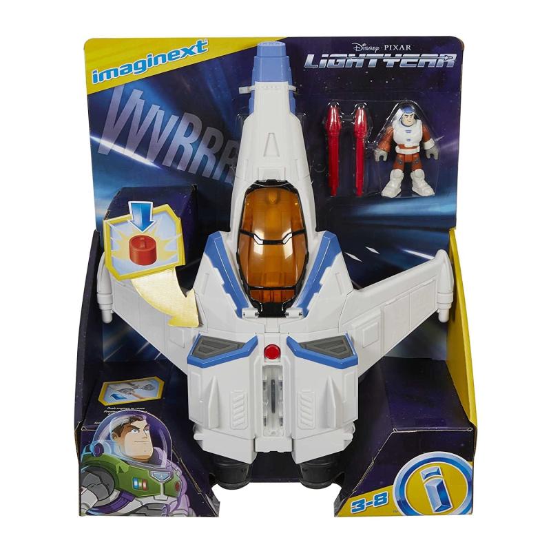 Fisher-Price Imaginext HGT26 - Lightyear XL Raumschiff mit Lights & Sounds