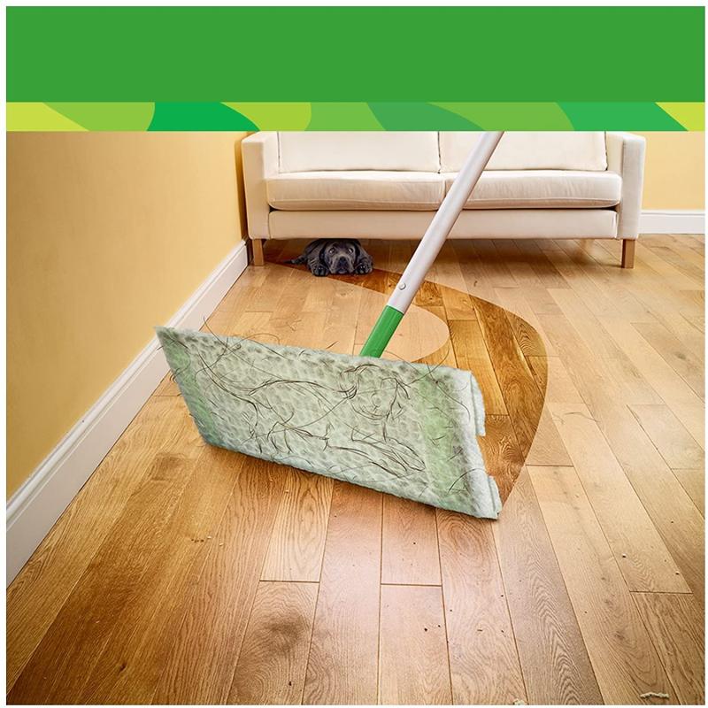 Swiffer Bodenwischer Trockene Bodentücher (18 Tücher) für Holz & Parkett