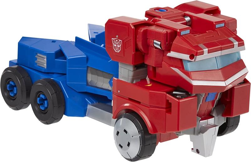 Transformers Spielzeug Bumblebee Cyberverse Adventures Roll N’ Change OPTIMUS PRIME Figur, 25 cm