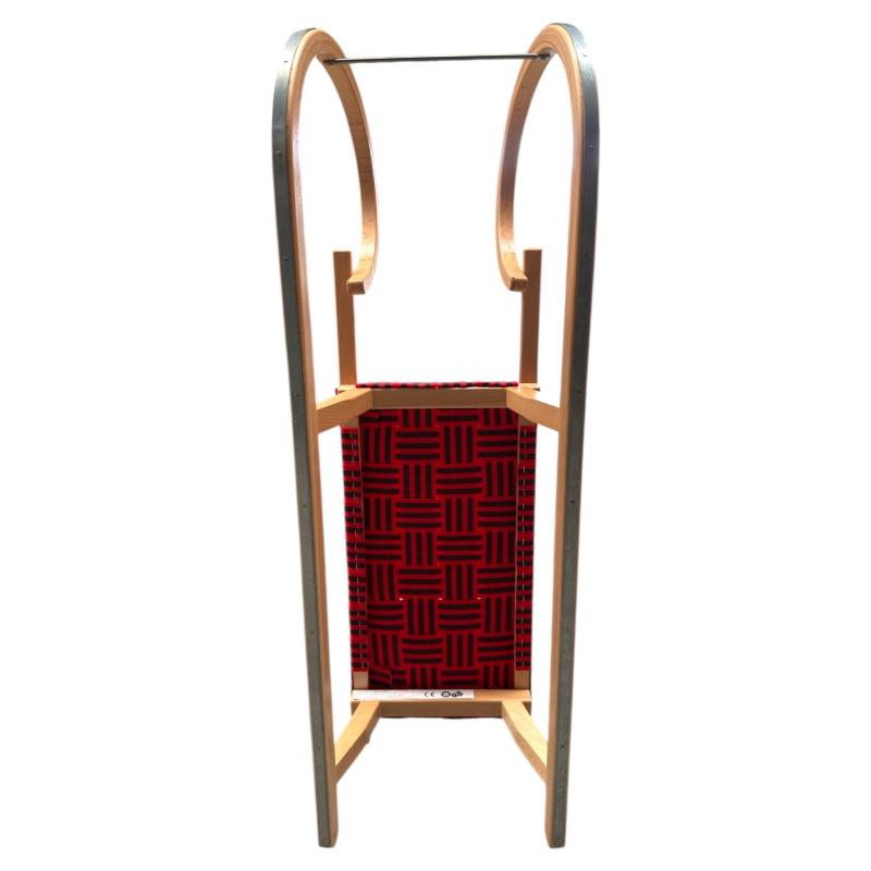 WESTSIDE Hörnerrodel 110 cm Schlitten aus Buchenholz