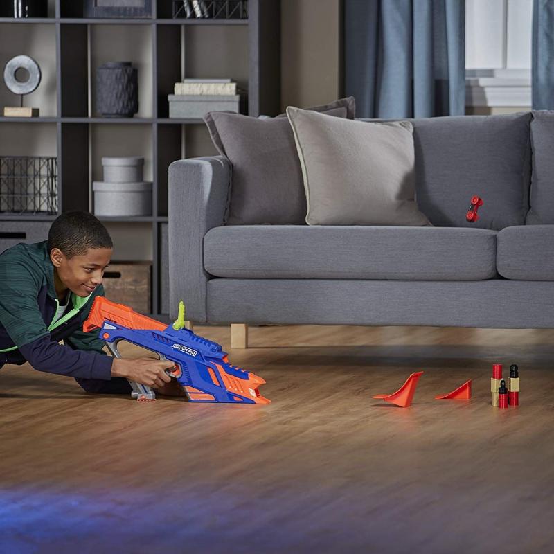 Hasbro Nerf Nitro C0787EU4 - MotoFury Rapid Rally, Fahrzeugblasterset 